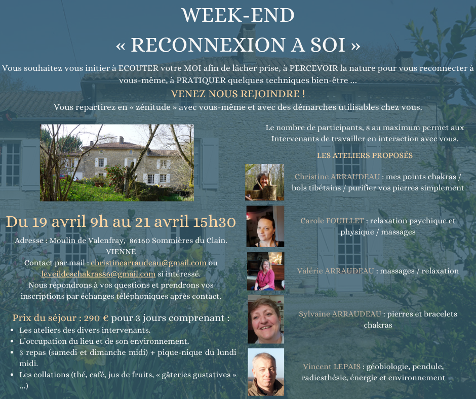 Flyer du stage du 19 avril 2025